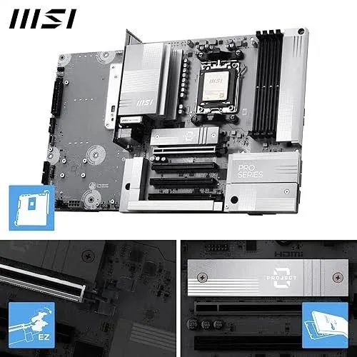 MSI PRO B850M-A WIFI PZ B850 Micro-ATX Wi-Fi 7 image 5