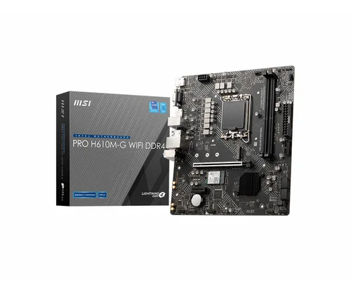 MSI PRO H610M-G WIFIIntel H610 LGA1700 micro ATX Wi-Fi 