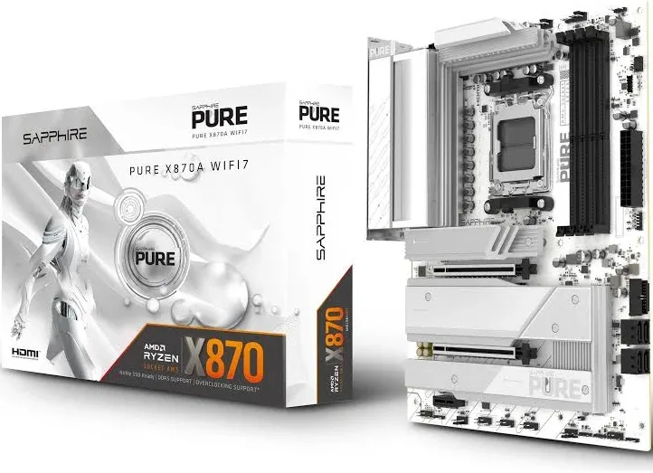 sapphire PURE X870A WIFI 7 image 1