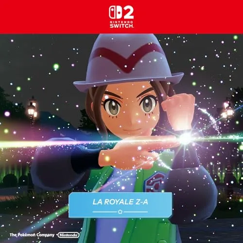 Console Nintendo Switch 2 • Bleu Clair & Rouge Clair + Légendes Pokémon: Z-A (Code) - vue 8