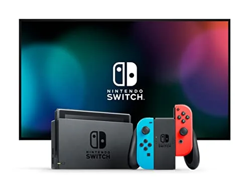 Console Nintendo Switch • Bleu Néon & Rouge Néon - vue 2
