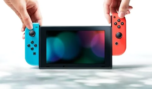 Console Nintendo Switch • Bleu Néon & Rouge Néon - vue 4