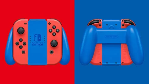 Console Nintendo Switch • Édition Limitée Mario (Rouge & Bleue) + Pochette de transport - vue 5
