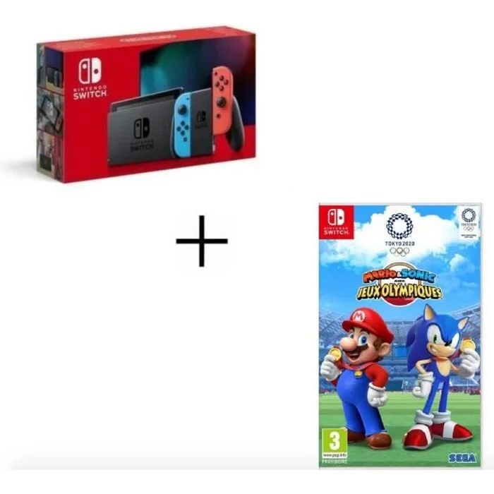 Nintendo Switch + Mario et Sonic Tokyo 2020