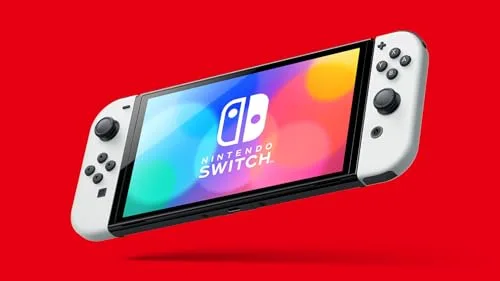 Console Nintendo Switch - Modèle OLED • Blanc + Super Mario Bros. Wonder (Pré-installé) + 12 mois dabonnement NSO (Code) - vue 2