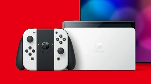Console Nintendo Switch - Modèle OLED • Blanc + Super Mario Bros. Wonder (Pré-installé) + 12 mois dabonnement NSO (Code) - vue 3