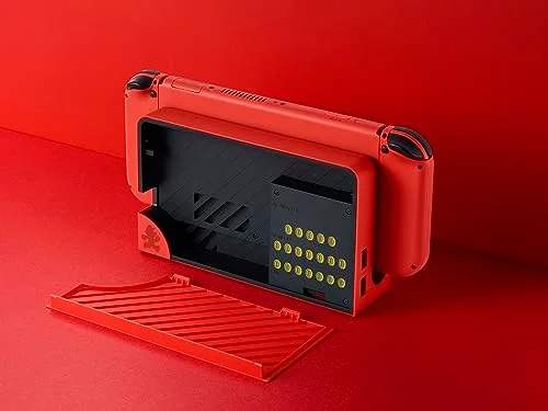 Console Nintendo Switch - Modèle OLED • Édition Limitée Mario (Rouge) - vue 4
