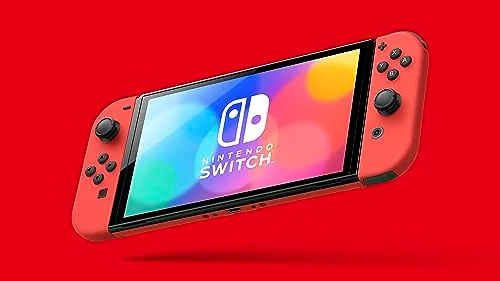 Console Nintendo Switch - Modèle OLED • Édition Limitée Mario (Rouge) - vue 5