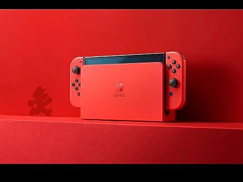 Console Nintendo Switch - Modèle OLED • Édition Limitée Mario (Rouge) - vue 6