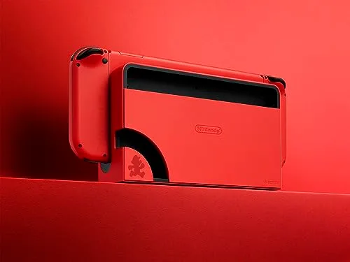 Console Nintendo Switch - Modèle OLED • Édition Limitée Mario (Rouge) - vue 8