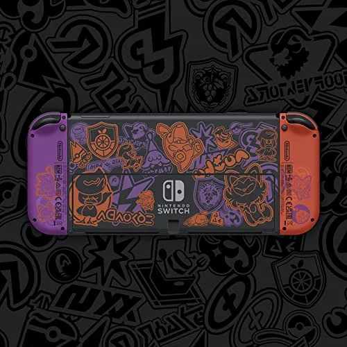 Console Nintendo Switch - Modèle OLED • Édition Limitée Pokémon Violet & Écarlate - vue 4