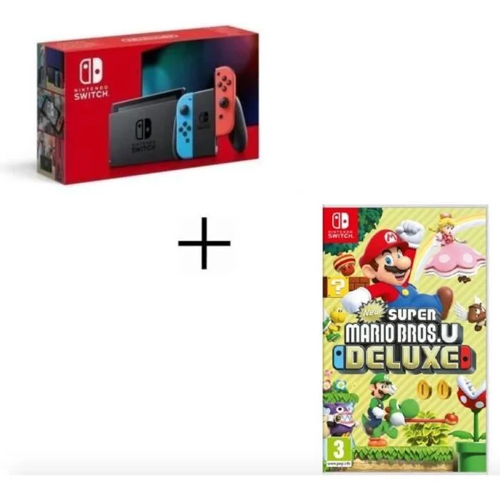 Nintendo Switch + New Super Mario Bros. U Deluxe