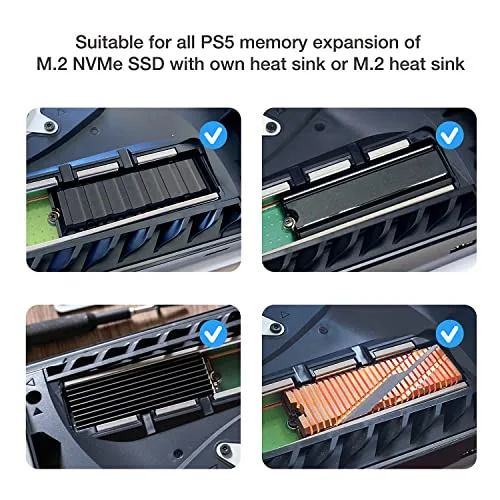 Disque Dur Console - Graugear - Dissipation Thermique - SSD M.2 - PS5 - vue 5