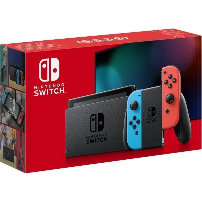 Nintendo Switch Bleu Neon/Rouge Neon - vue 2