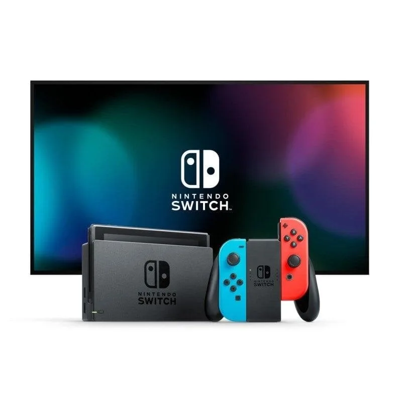 Nintendo Switch Bleu Neon/Rouge Neon - vue 3