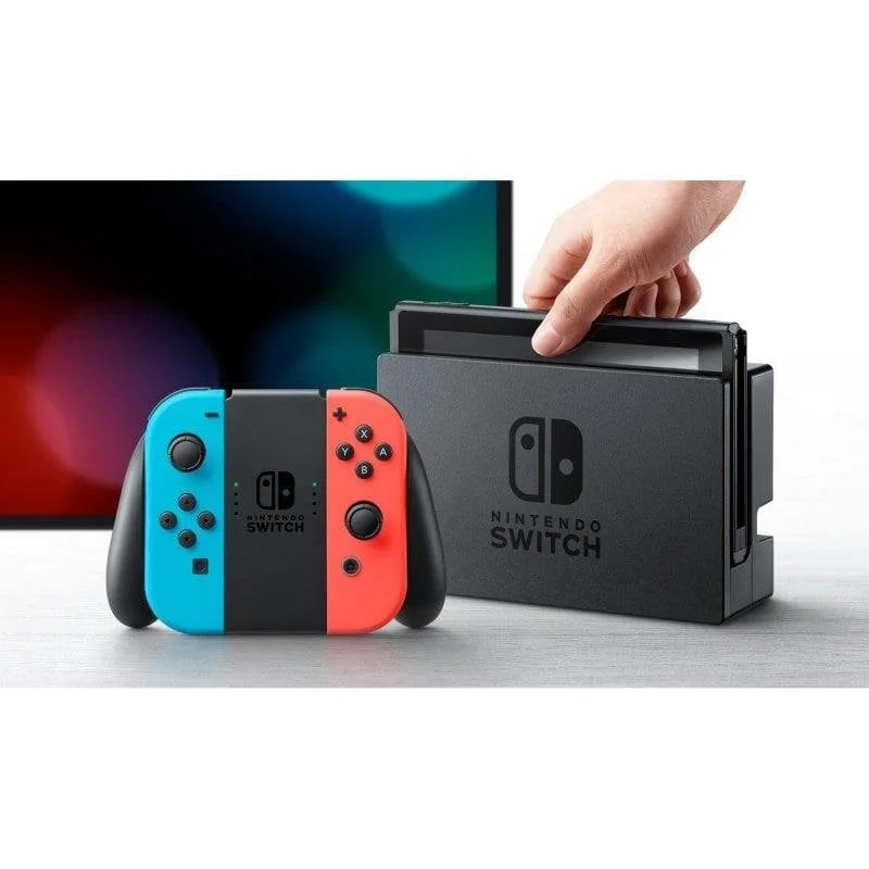 Nintendo Switch Bleu Neon/Rouge Neon - vue 4