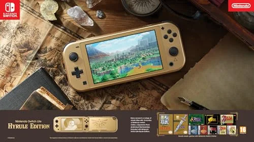 Nintendo Switch Lite: Hyrule Edition + 12 Months NSO image 3