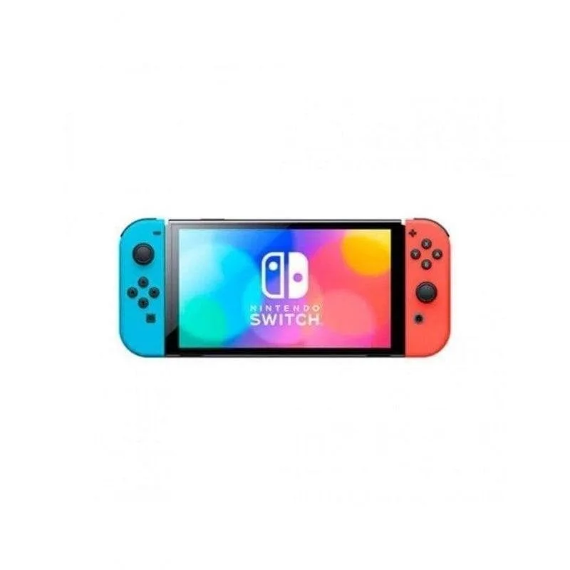 Nintendo Switch OLED 64GB Bleu Neon/Rouge Neon - vue 2