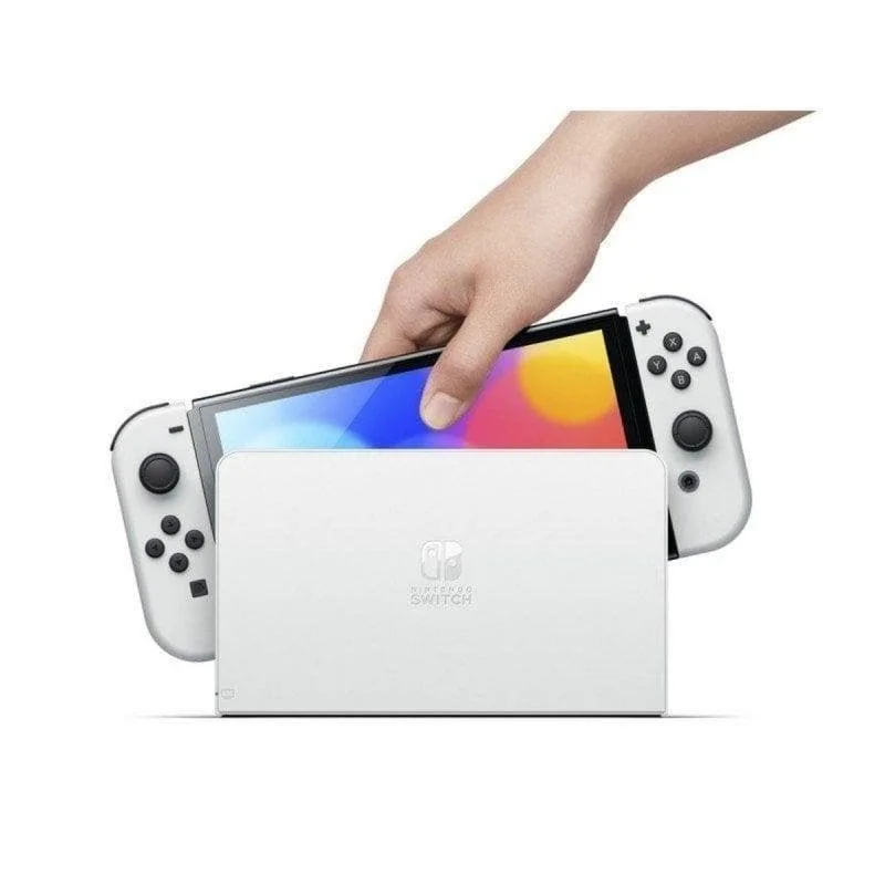 Nintendo Switch OLED 7 pouces 64GB Blanc - vue 4