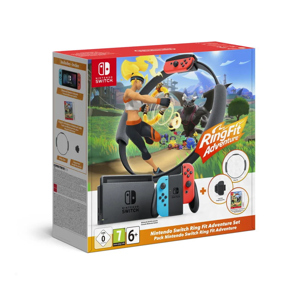 Pack Nintendo Switch + Ring Fit Adventure