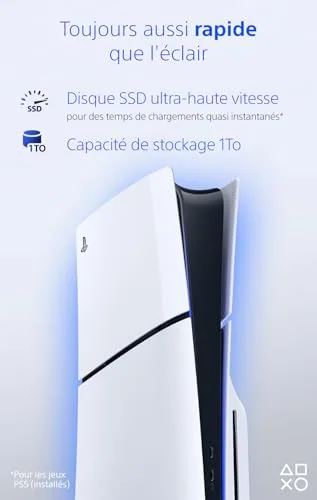 Pack PS5 Standard (avec lecteur CD) : Console PlayStation 5 (Modèle Slim) + Fortnite® Flowering Chaos - vue 4