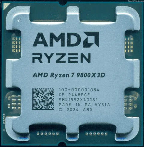 AMD Ryzen 7 9800X3D - 5.2GHz/104Mo/AM5/Tray