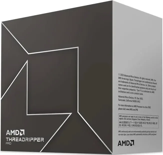 Boîtier AMD Ryzen Threadripper PRO 7965WX 4,2/5,3 GHz