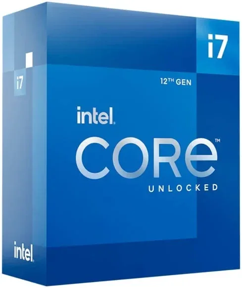 Core i7-12700K, 3,6 GHz (5,0 GHz Turbo Boost) socket 1700 processeur