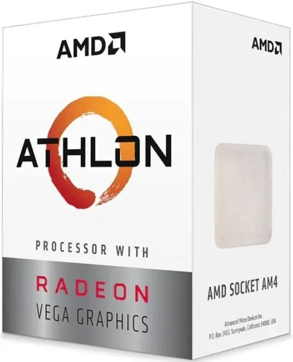 Processeur AMD Athlon 3000G 2 Cœurs 3,5 GHz Graphiques Vega 3 AM4 - vue 2