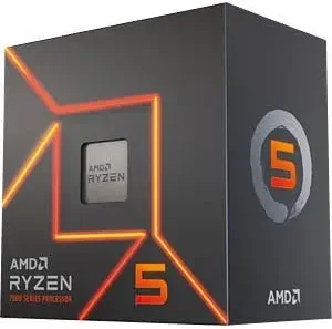 Processeur AMD Ryzen 5 7400 6 Cœurs 3,3 GHz Base 4,3 GHz Turbo Radeon Box