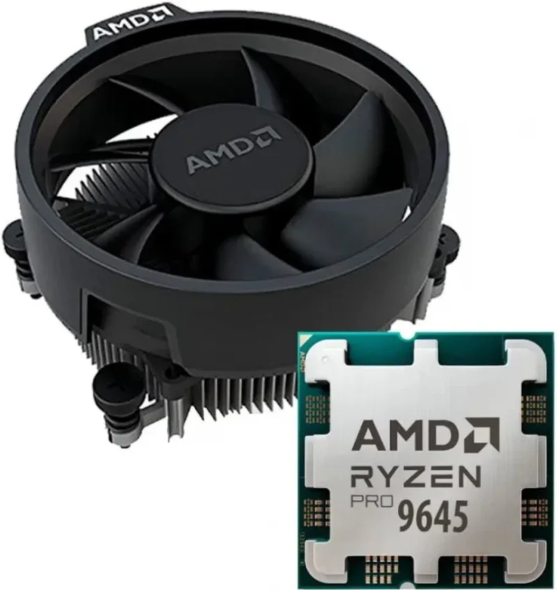 Processeur AMD Ryzen 5 PRO 9645 6 Cœurs 3,9 GHz 5,4 GHz Turbo PCIe 5.0 Radeon ECC DDR5 - vue 2