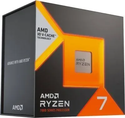 Processeur AMD Ryzen 7 7800X3D 8 Cœurs 4,2 GHz Base 5,0 GHz Turbo Cache 3D V-Cache