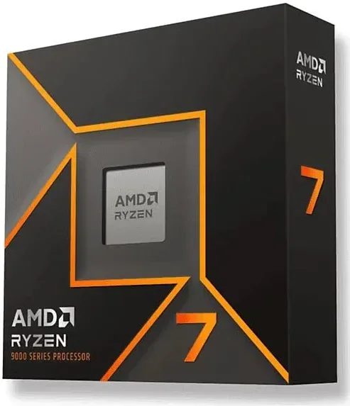 Processeur AMD Ryzen 7 9700X 8 cœurs 3,8 GHz Base 5,5 GHz Turbo Radeon Graphiques intégrés