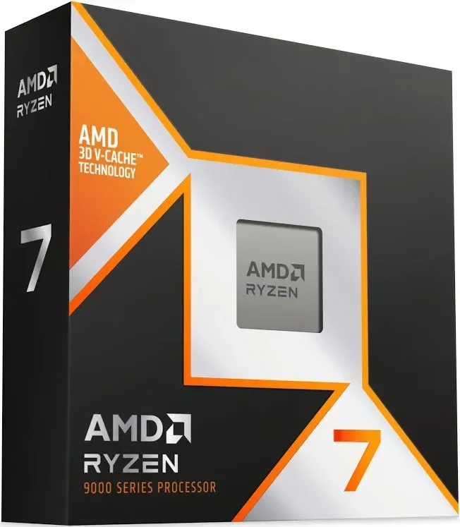 Processeur AMD Ryzen 7 9850X3D 8 Cœurs 4,7 GHz Base 5,6 GHz Turbo Cache 96 Mo Graphiques intégrés - vue 2