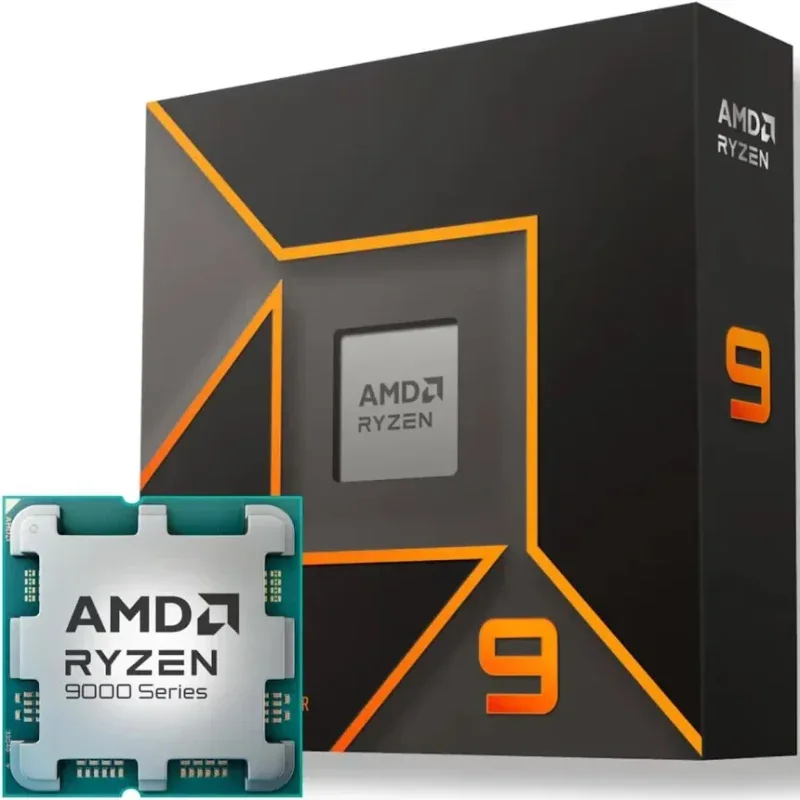 Processeur AMD Ryzen 9 9900X 12 cœurs 4,4 GHz Base 5,6 GHz Turbo Zen 5 Overclocking - vue 4
