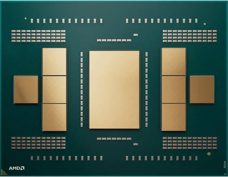 Processeur AMD Ryzen Threadripper PRO 9975WX 32 coeurs 4 GHz Base 5,4 GHz Turbo Socket sTR5 - vue 3