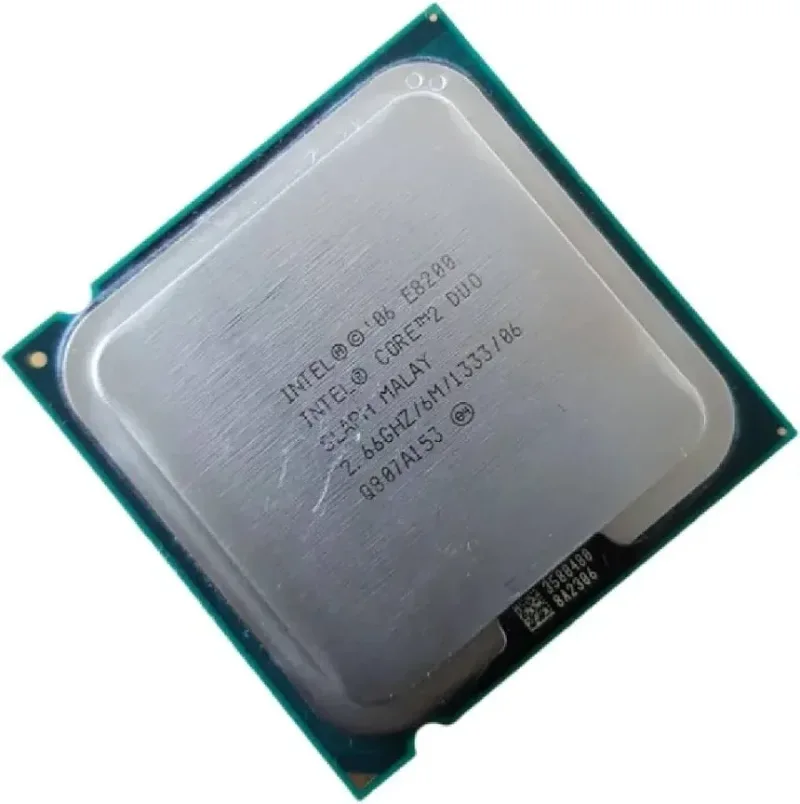 Processeur Intel Core 2 Duo E8200 2.66GHz SLAPH LGA775 6Mo - processeur vue principale