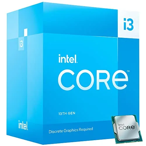 Processeur - INTEL - CORE I3-13100F - 4 coeurs - 34 GHz - 12 Mo de cache - vue 3