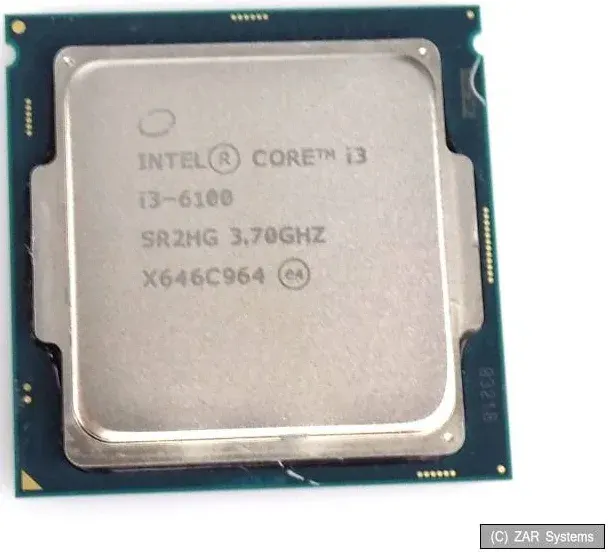 Processeur INTEL CORE I3-6100 3.70GHZ SKT1151 3MB - processeur vue principale