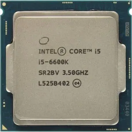 Processeur Intel Core i5 6600K à 3.5 GHz - vue 4