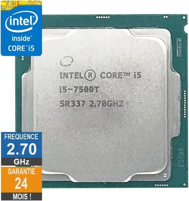 Processeur Intel Core i5-7500T 2.70GHz SR337 FCLGA1151 - processeur vue principale