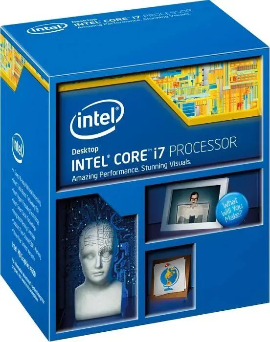 Processeur Intel Core i7 4770K à 3.5 GHz - vue 3