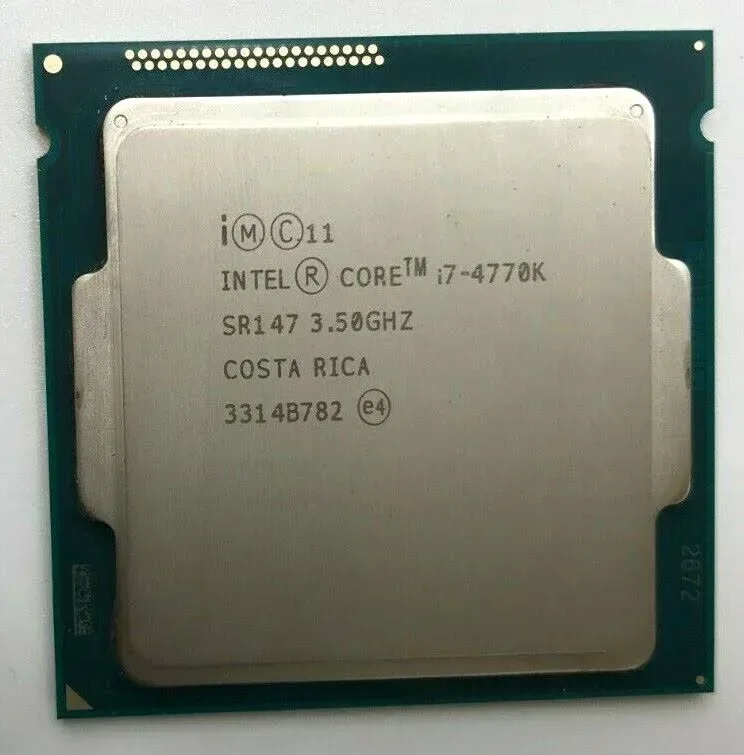Processeur Intel Core i7 4770K à 3.5 GHz - processeur vue principale