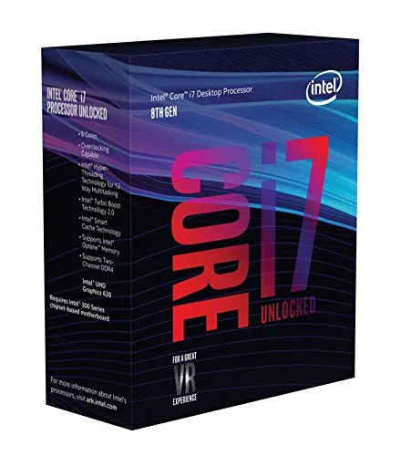 Intel Core i7-8700K 6 cœurs 12 threads LGA1151