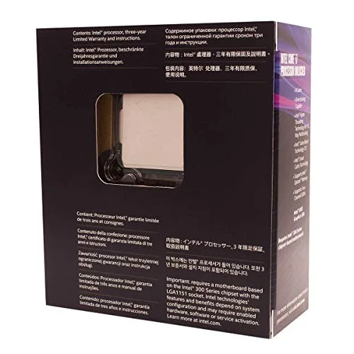 Processeur Intel Core i7-8700K - Socket LGA 1151 - 6 coeurs - 370GHz - vue 6