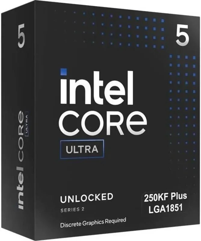 Processeur Intel Core Ultra 5 250KF Plus 18 Cœurs 3,5 GHz 5,3 GHz PCIe 5.0 DDR5