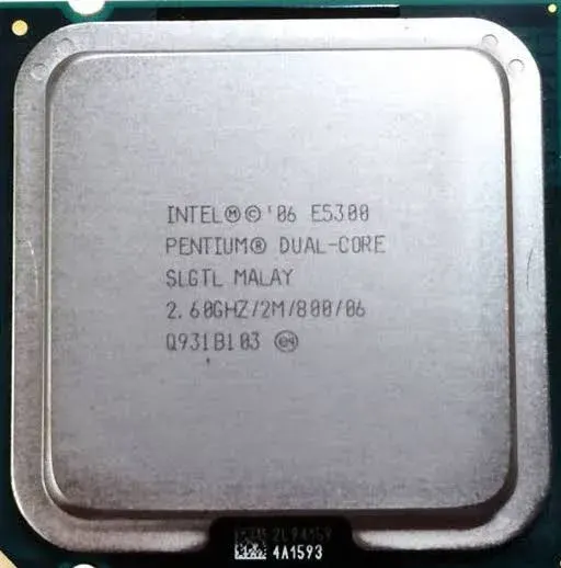 Processeur Intel Pentium D E5300 2.60GHz SLGTL LGA775 2Mo - vue 3