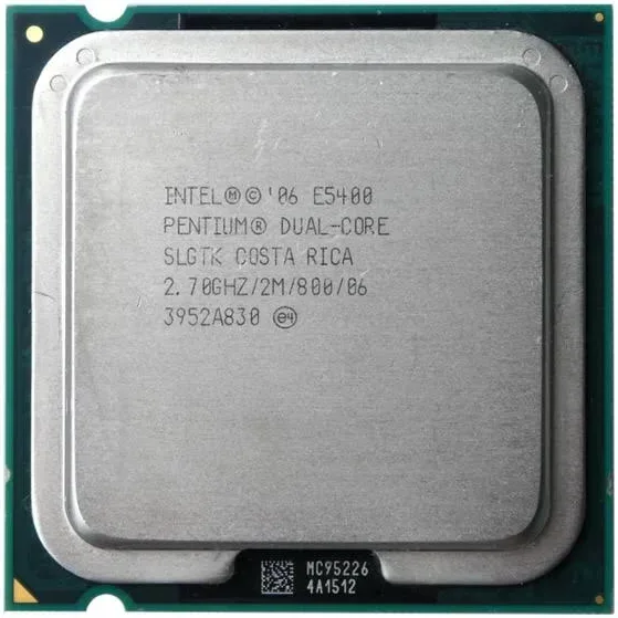 Processeur Intel Pentium D E5400 2.70GHz SLGTK LGA775 2Mo - vue 2