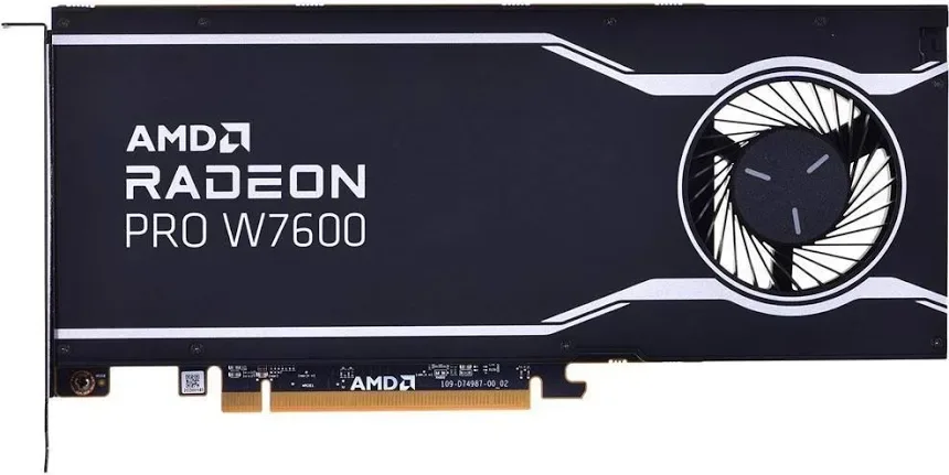 AMD AMD Radeon Pro W7600 8 Go GDDR6 PCIe 4.0 7680 x 4320 image 2