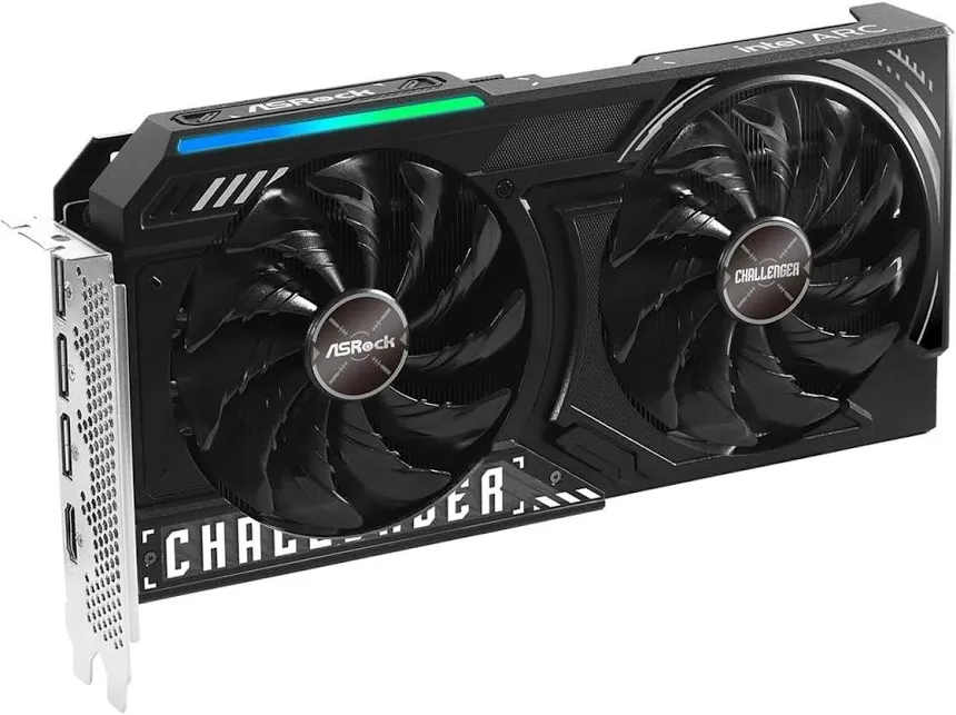 ASRock Arc B570 10 Go GDDR6 double ventilateur RGB OC image 3